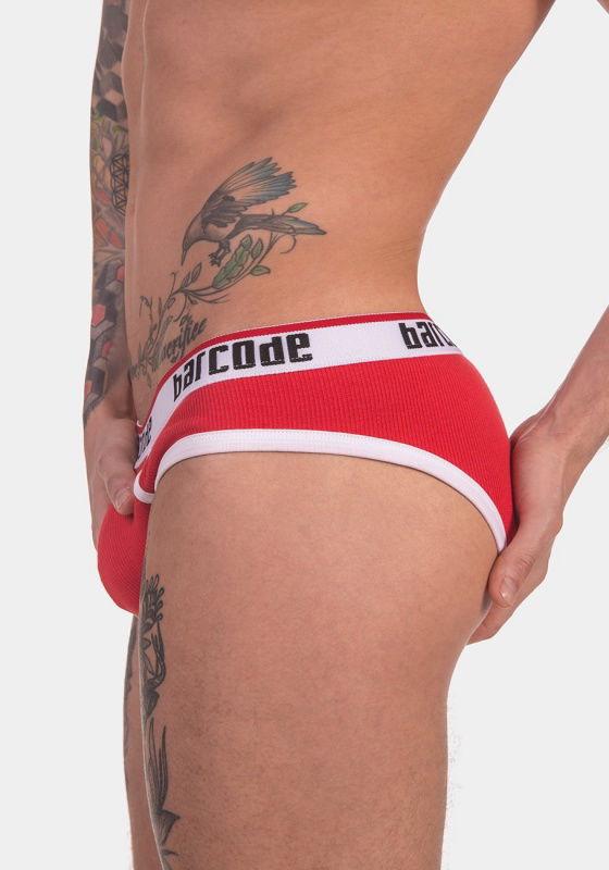 Brunos \ Briefs | Slips \ Barcode Berlin \ Brief Kai | Red/White