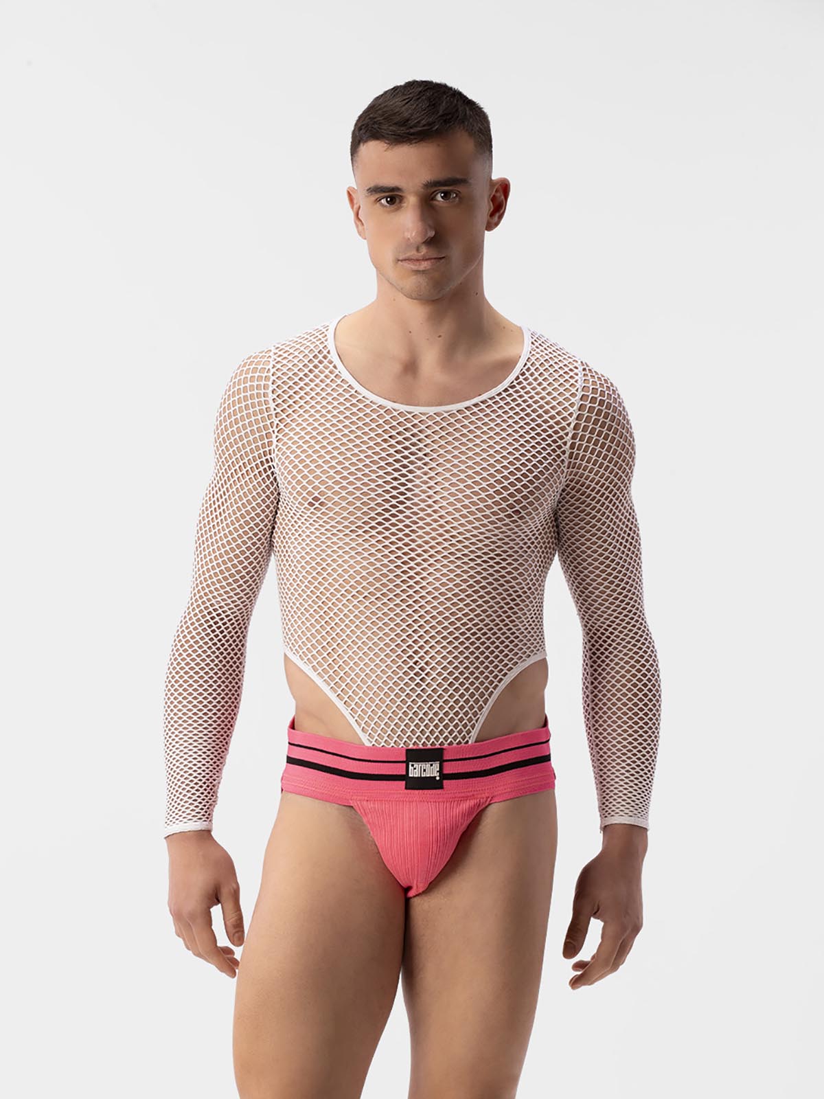 Brunos \  \ Barcode Berlin \ Fishnet Body Como | White