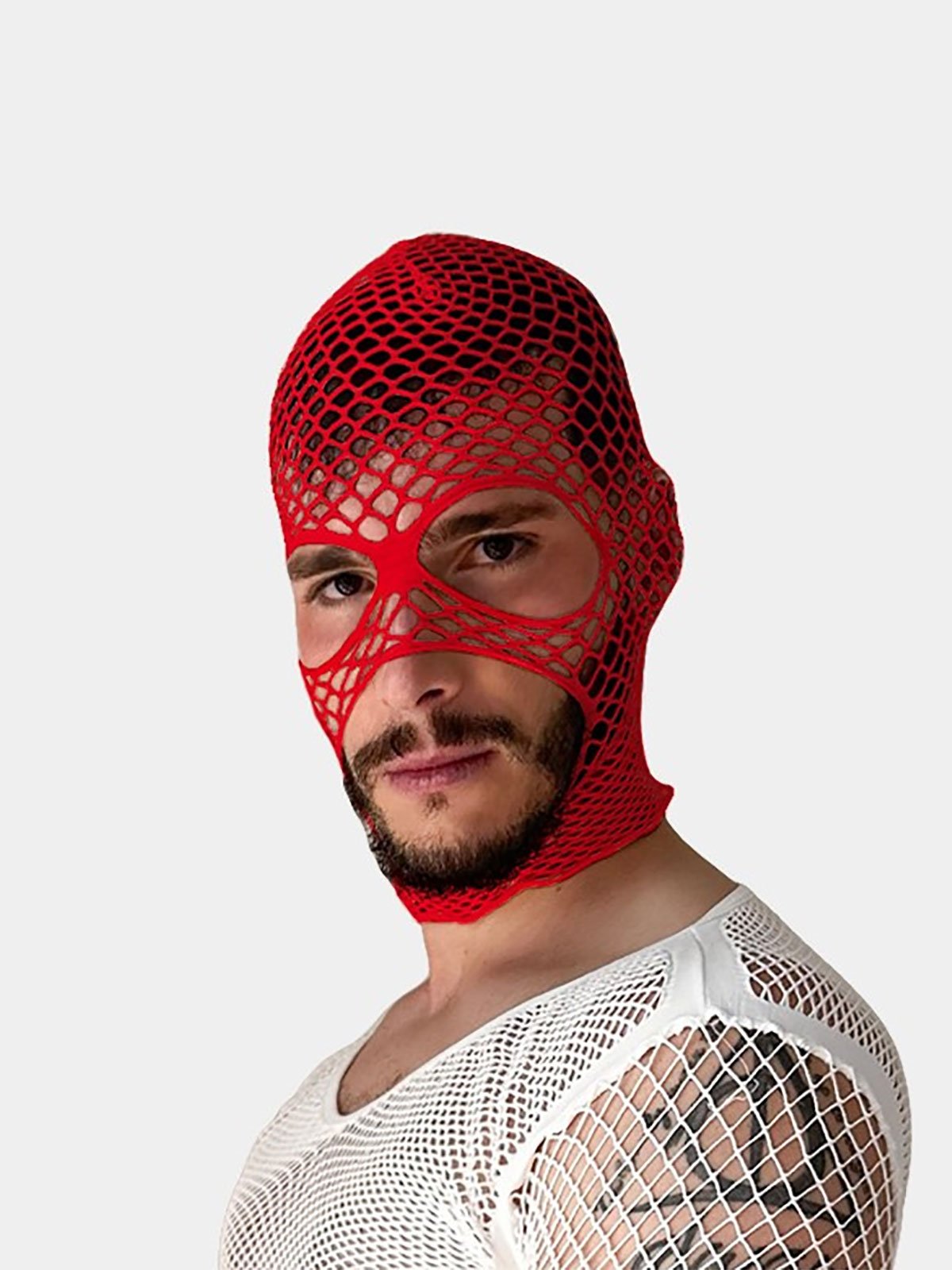 Fishnet Mask Sicily | Red