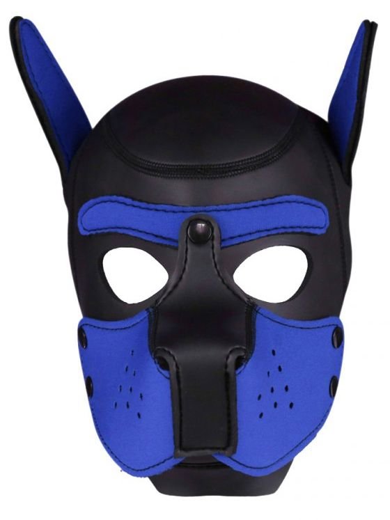 Neopren Puppy Maske | Blau
