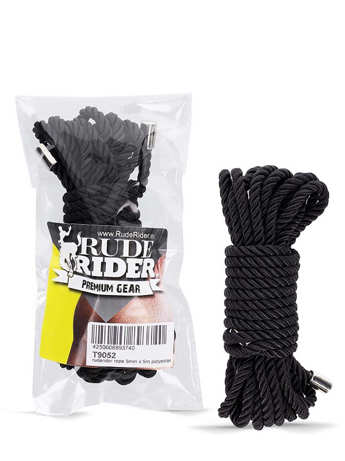 Brunos \ Rude Rider \ Rude Rider \ Bondageseil 5mm x 5m Polyester | Black
