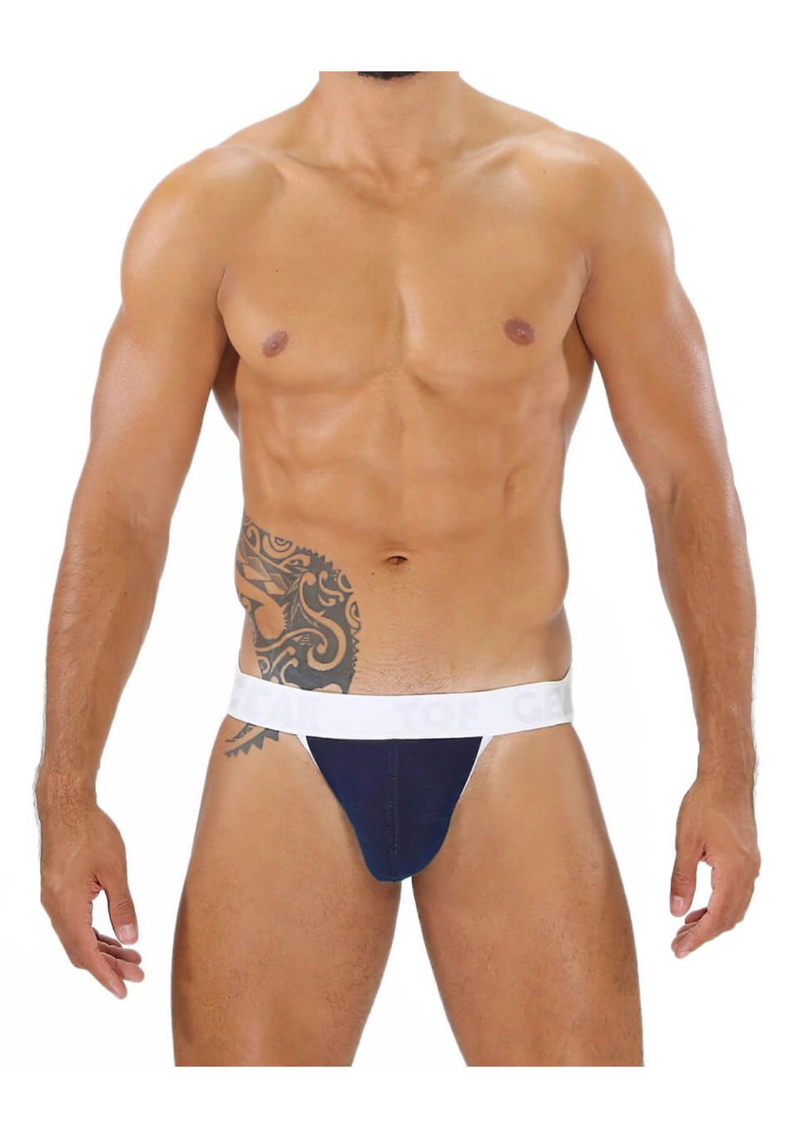 Brunos \ Jocks \ TOF Paris \ TOF Alpha Jock | Navy-White