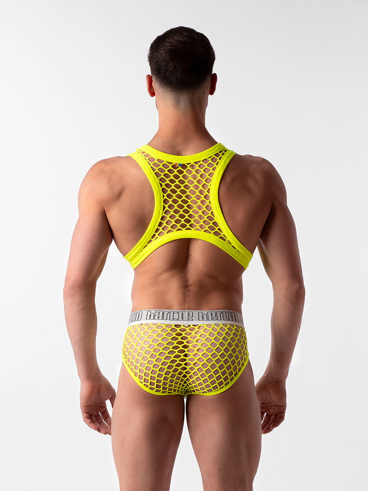 Brunos \ Neu \ Barcode Berlin \ Mesh Harness Almas | Neongreen