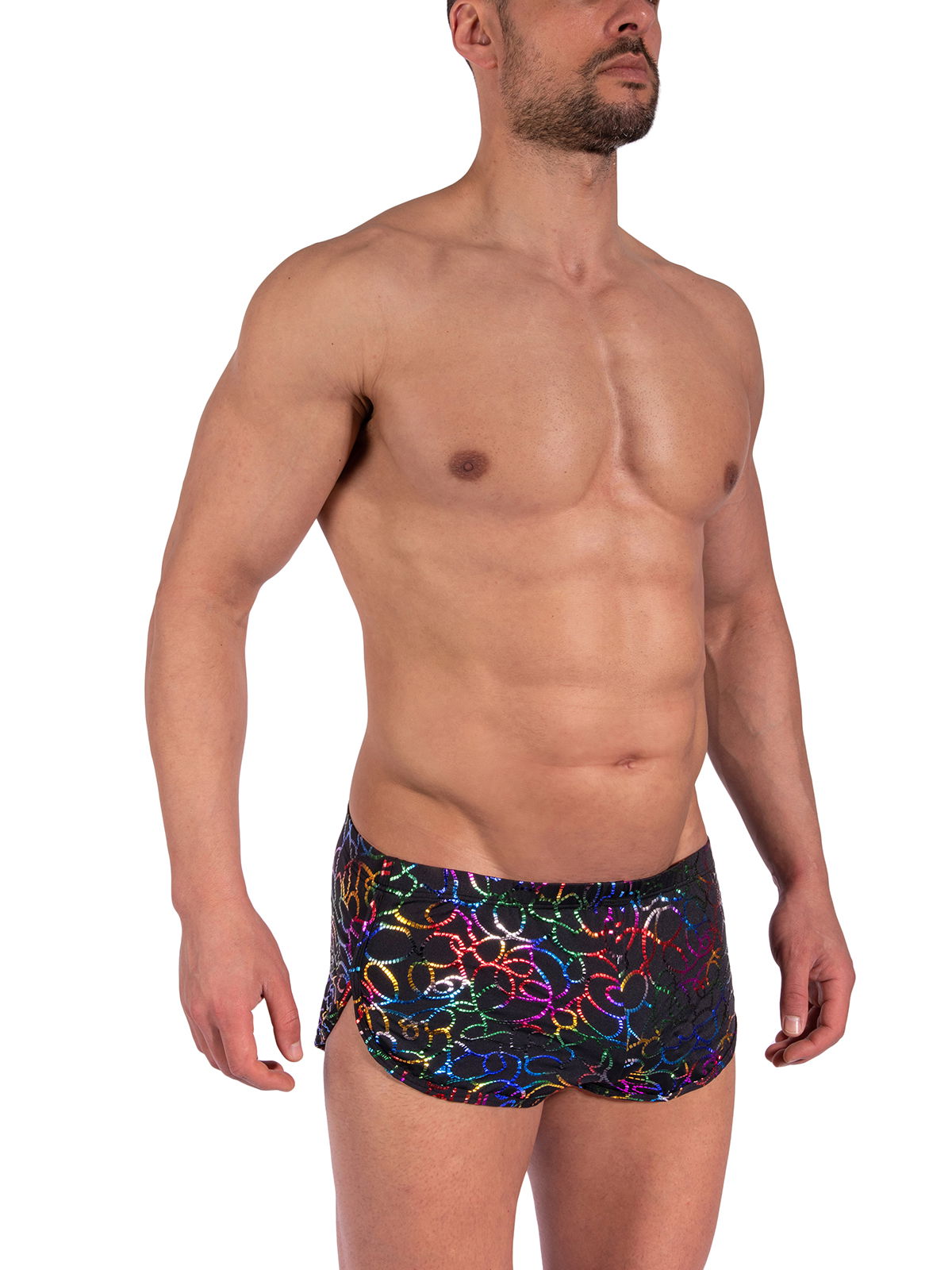 Brunos \ Shorts | Pants \ MANSTORE \ Sprint Shorts | Rainbow
