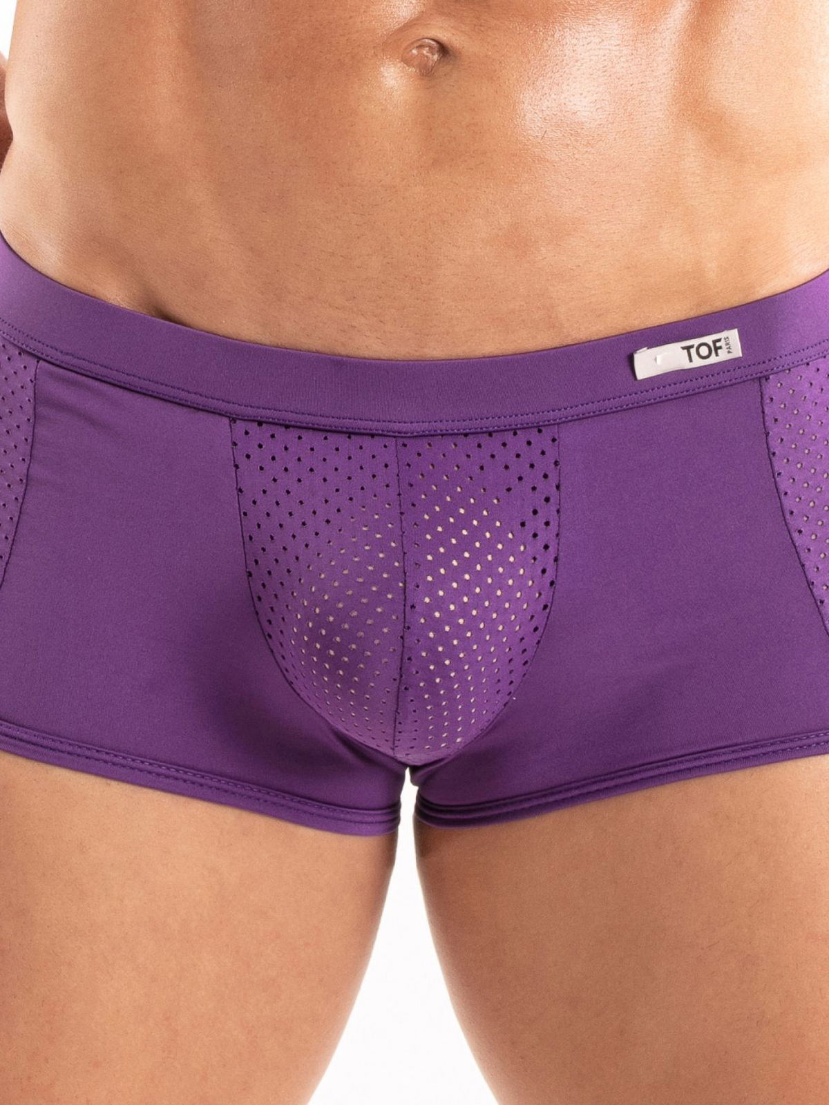 Brunos \ Boxer | Trunks \ TOF Paris \ Temptation Microfiber Trunk | Purple