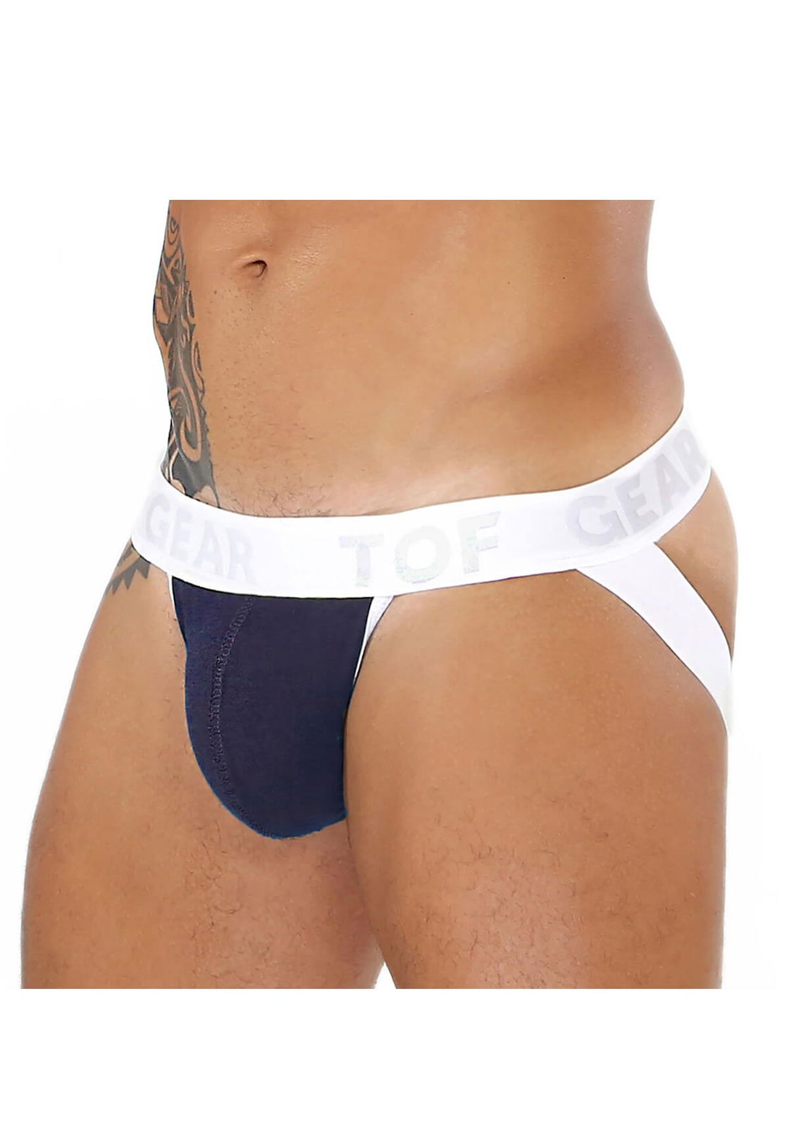 Brunos \ Jocks \ TOF Paris \ TOF Alpha Jock | Navy-White