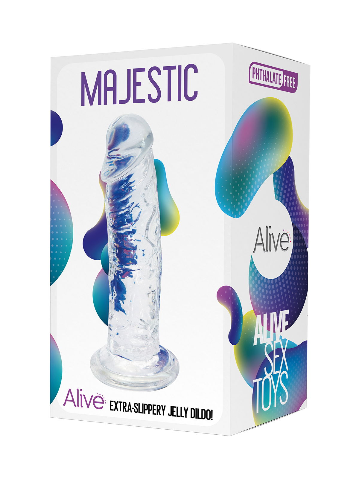 Brunos \ Neu \ Alive Sextoys \ Dildo Majestic Jelly | 14,7 x 3,7 cm
