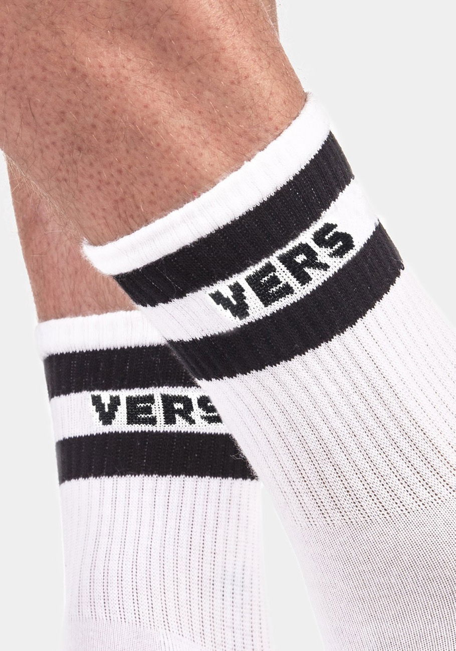 Brunos \ Socks \ Barcode Berlin \ Fetish Socks Vers | White/Black