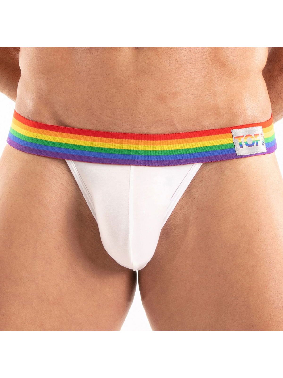 Brunos \ Jocks \ TOF Paris \ Pride Jockstrap | White