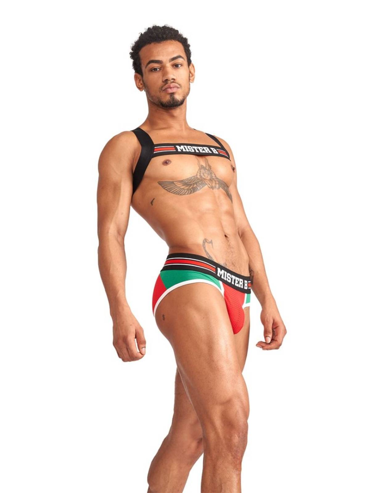 Brunos \  \ Mister B \ Urban Club Harness X-Back | Red