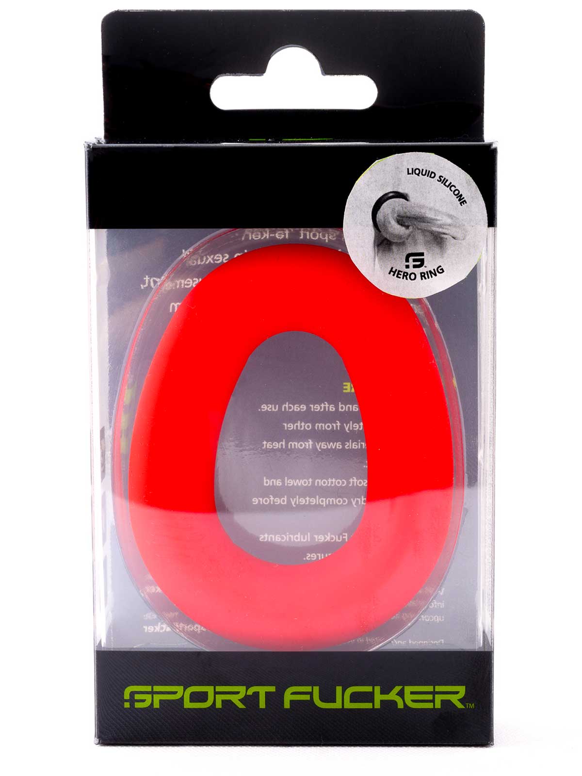 Brunos \ Sport Fucker \ Sport Fucker \ Liquid Silicone Hero Ring | Red