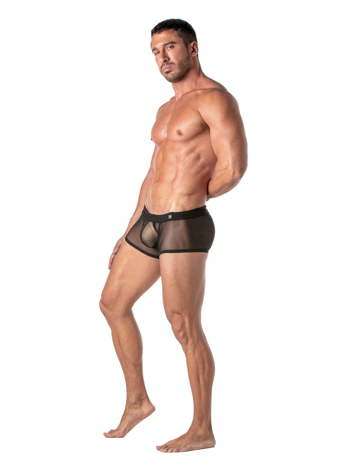 Brunos \ Boxer | Trunks \ TOF Paris \ Mesh Trunks | Black