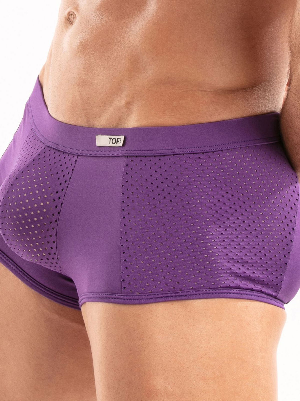 Brunos \ Boxer | Trunks \ TOF Paris \ Temptation Microfiber Trunk | Purple