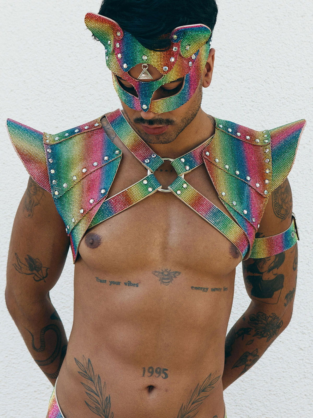 Brunos \ NEU \ Lorand Lajos \ Kitty Mask Crystal | Rainbow