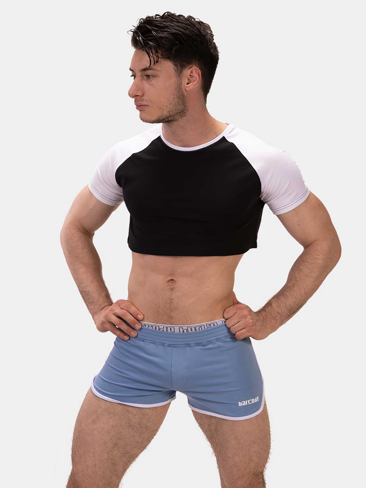 BC 92255 white-black M Crop Top Alva BC 92255 white-black M Crop Top Alva
