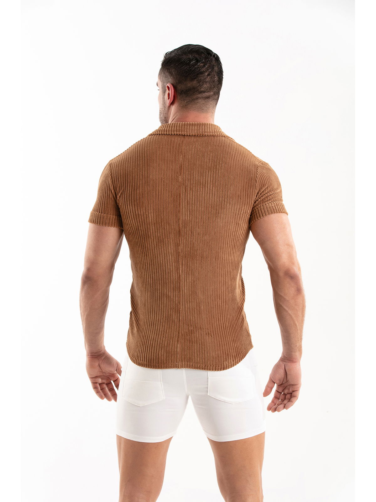 Brunos \ NEU \ TOF Paris \ Knitted Corduroy Shirt | Camel