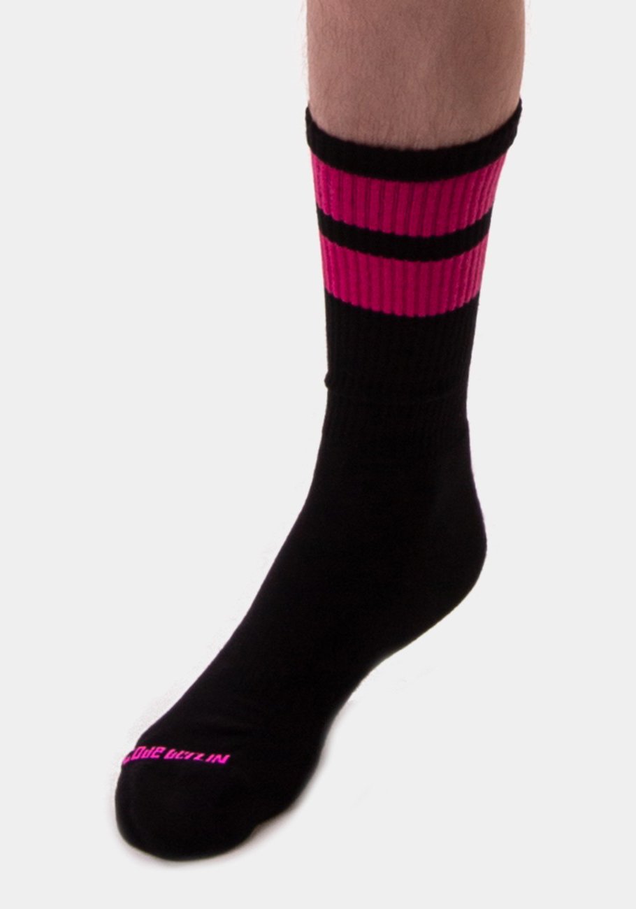 Gym Socks | Black|Pink