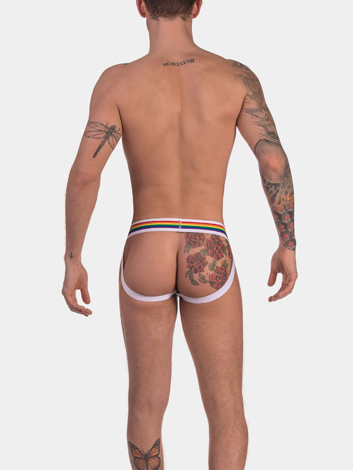 Brunos \ Pride Fashion \ Barcode Berlin \ Jock Pride | White