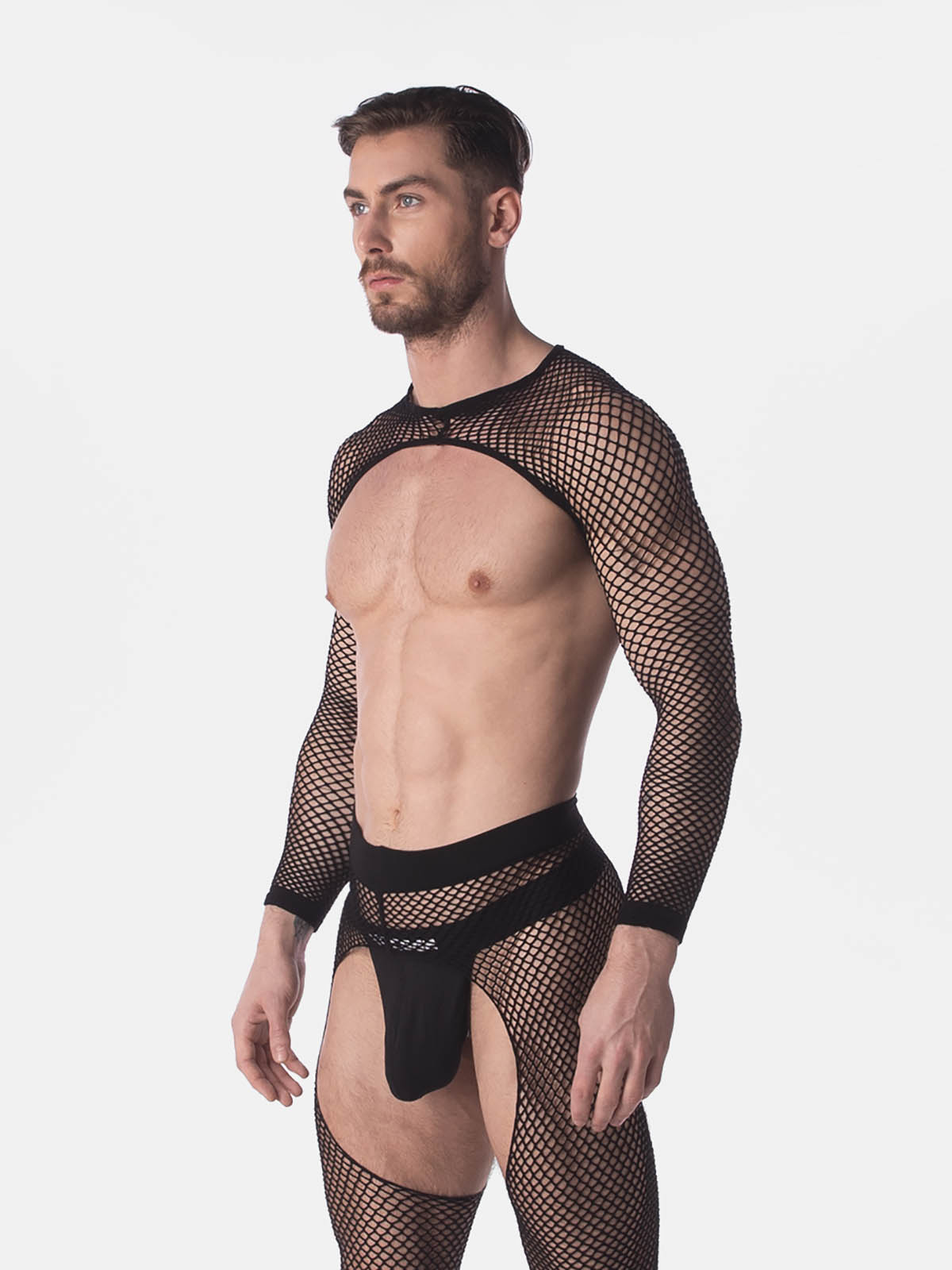 Brunos \ Neu \ Barcode Berlin \ Fishnet Sleeves Poggio | Black