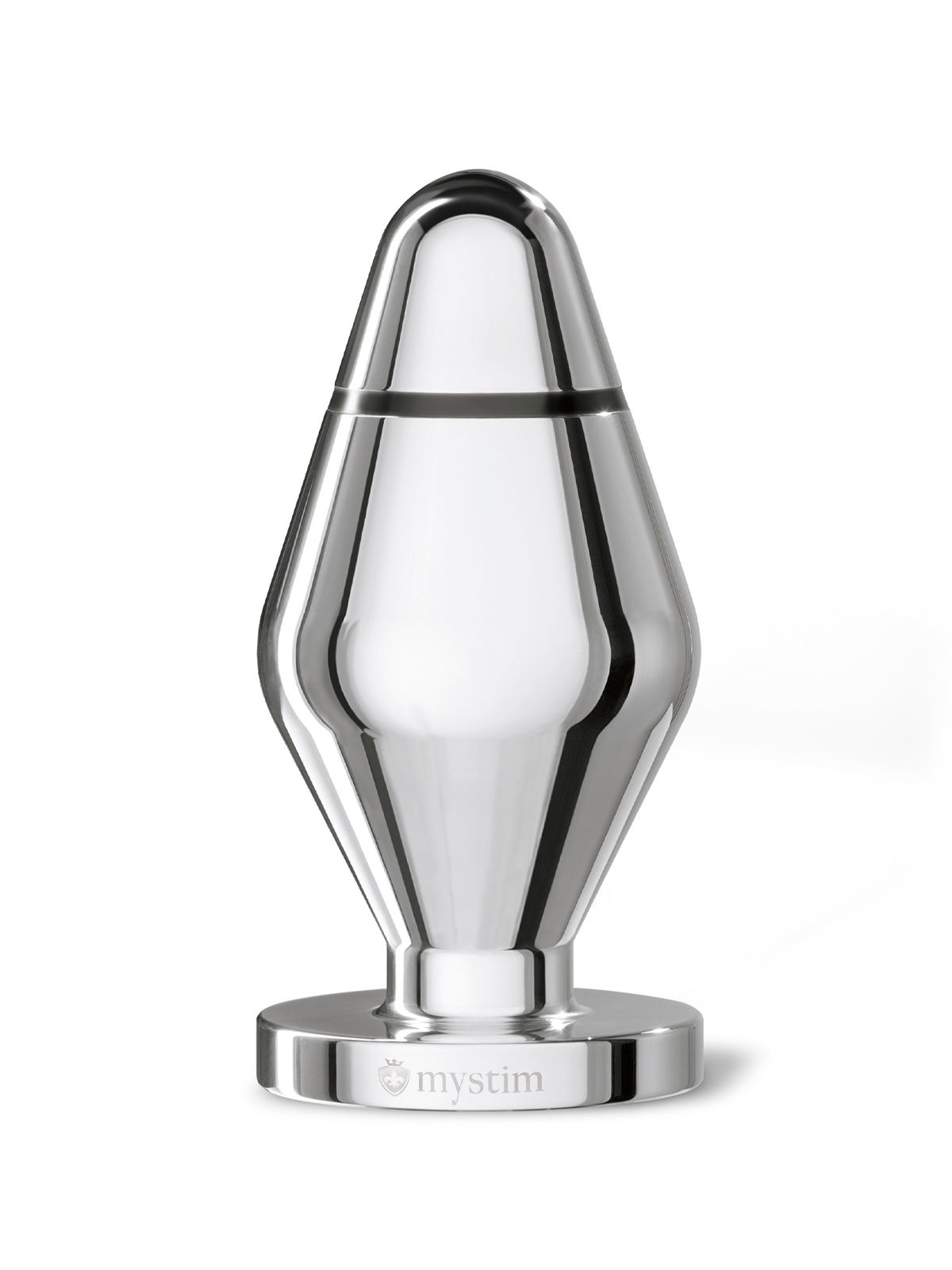 Brunos \ Neu \ Mystim \ Big John Buttplug | XL 13 x 6,5 cm | Silver