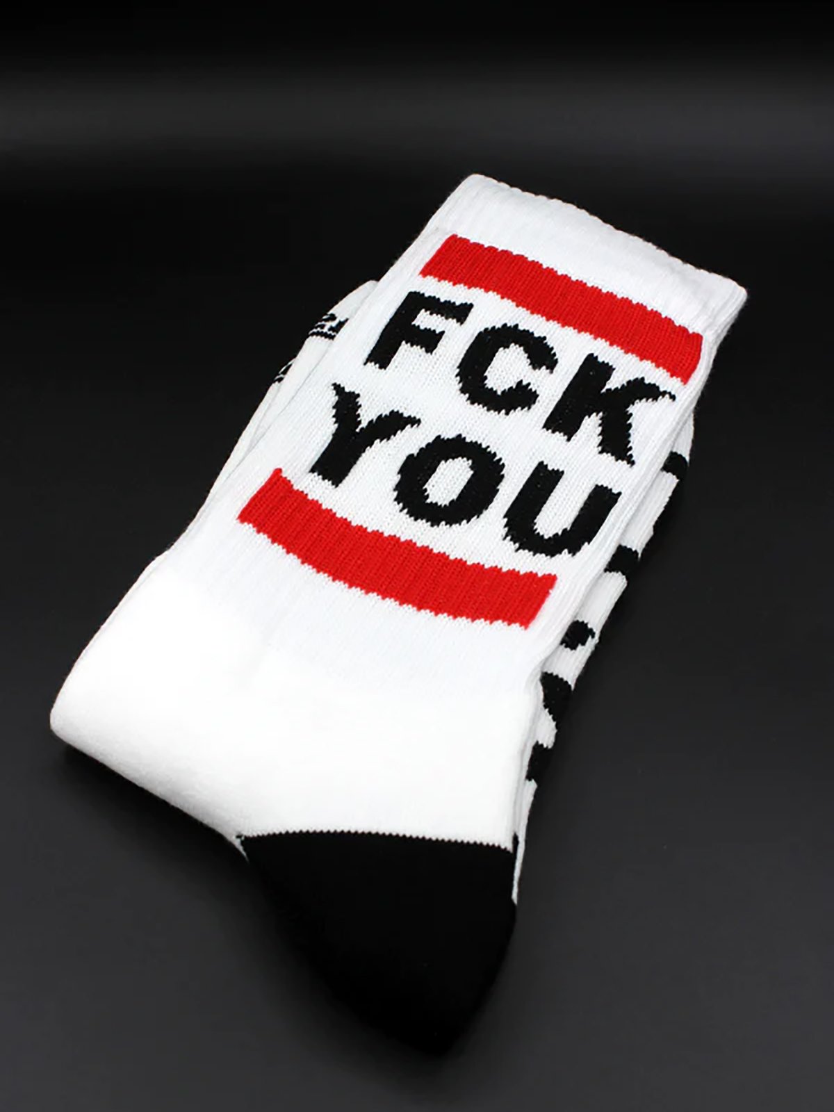 FCK YOU Socks | White