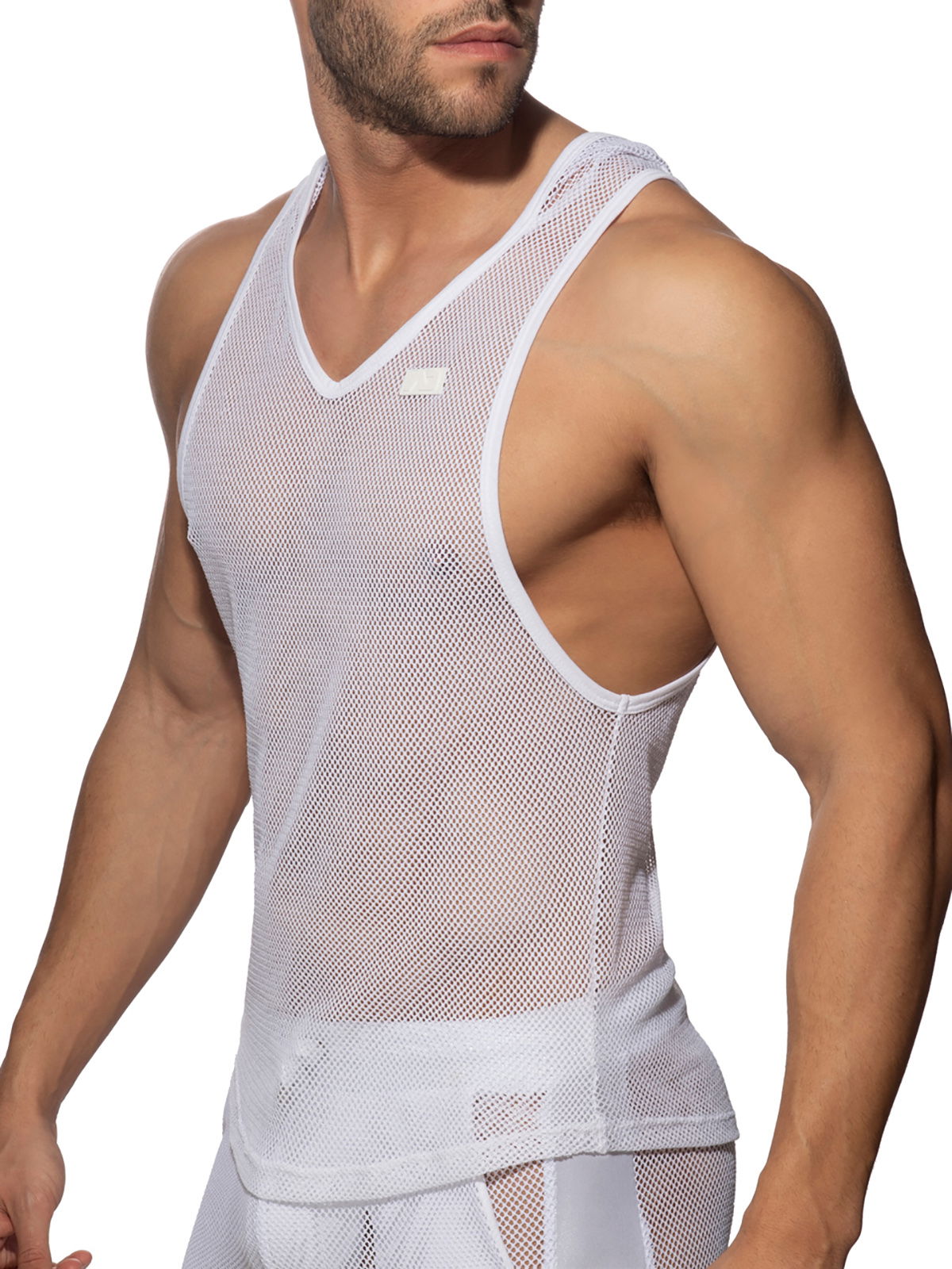 Brunos \ Hoodies \ Addicted \ Mesh Sleeveless Hoodie Tank