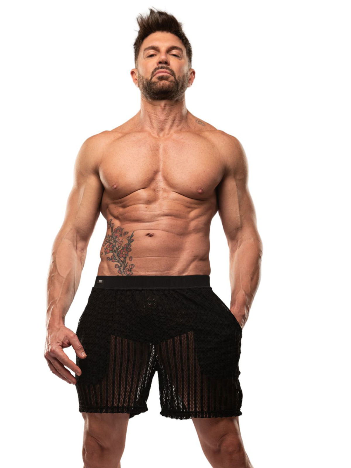 Brunos \ NEU \ TOF Paris \ Sheer Mykonos Long Short | Black
