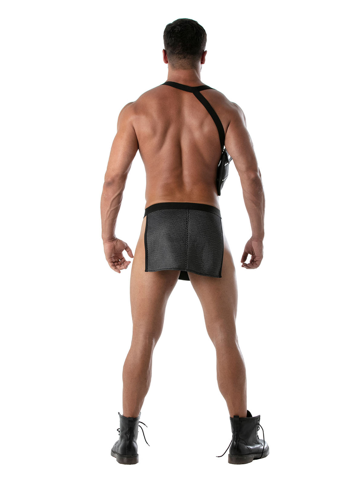 Brunos \ TOF Paris \ TOF Paris \ 3D Waist Apron | Black/ Grey