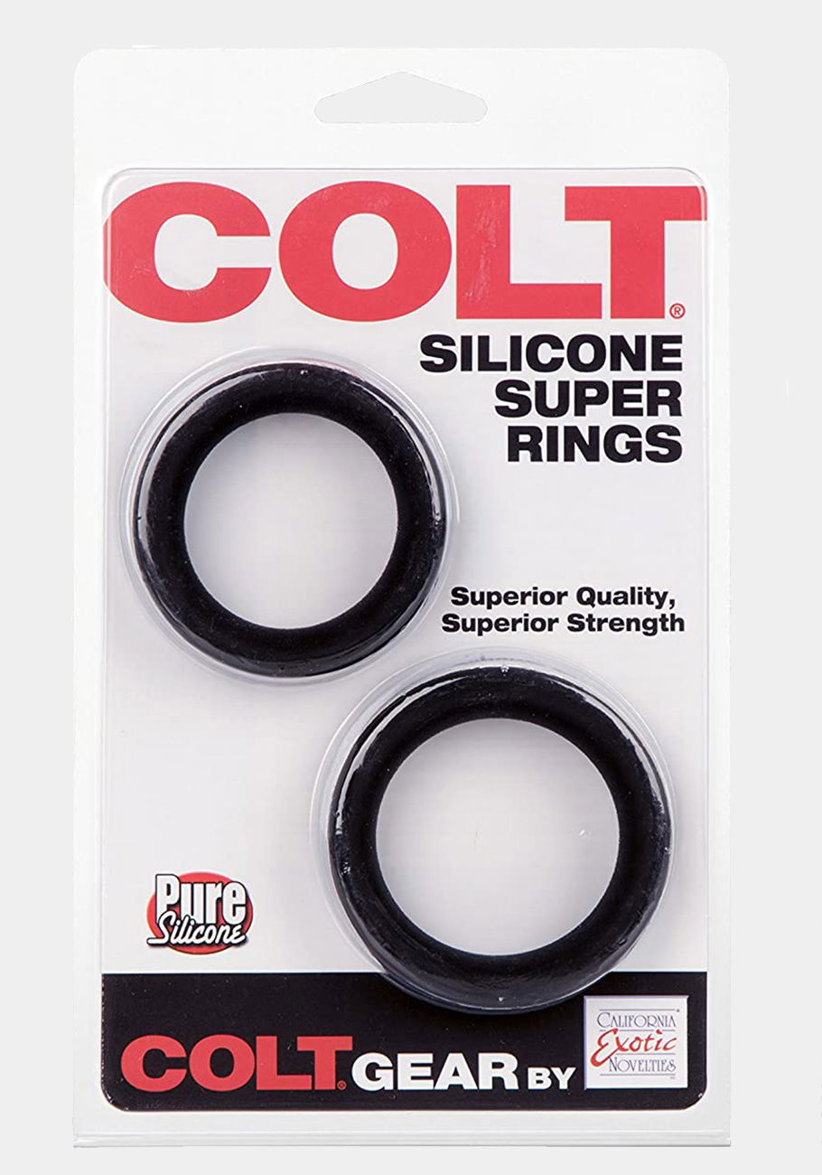 Brunos \  \ COLT \ Silicone Super Rings | Black