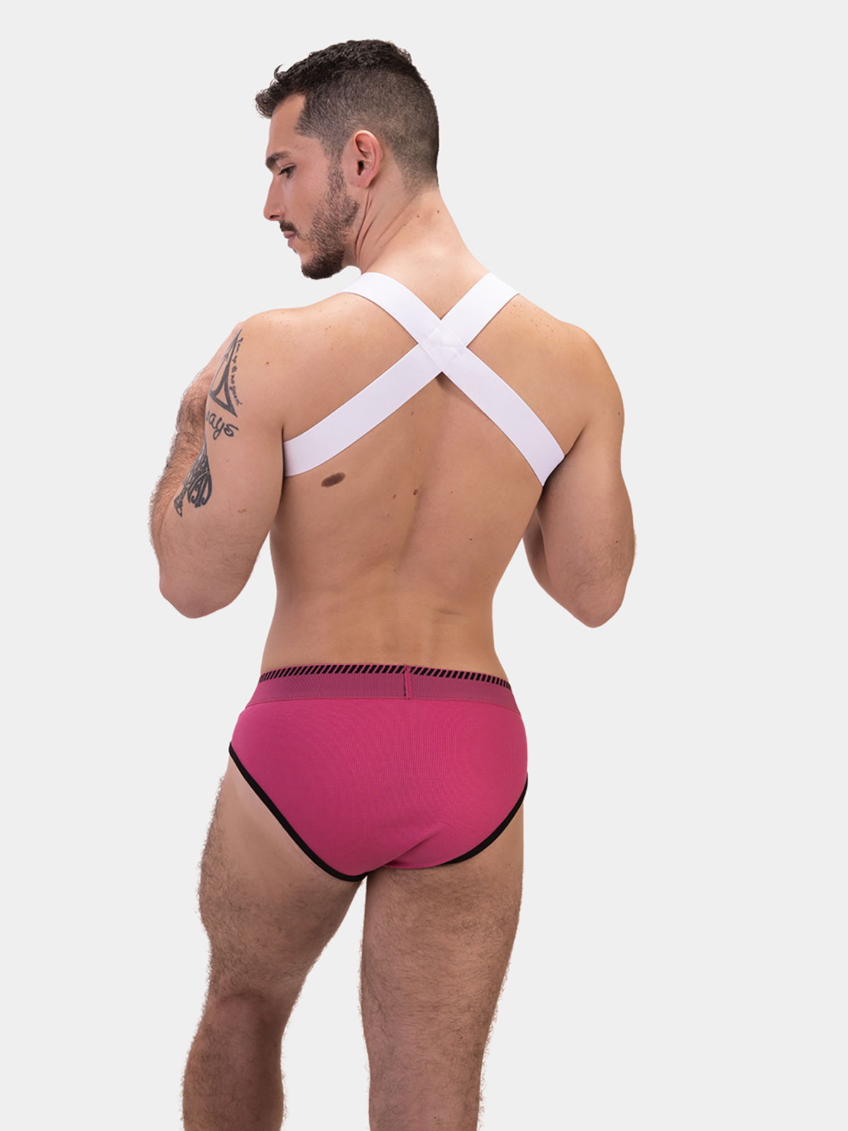 Brunos \ Neu \ Barcode Berlin \ Harness Leonsh | White