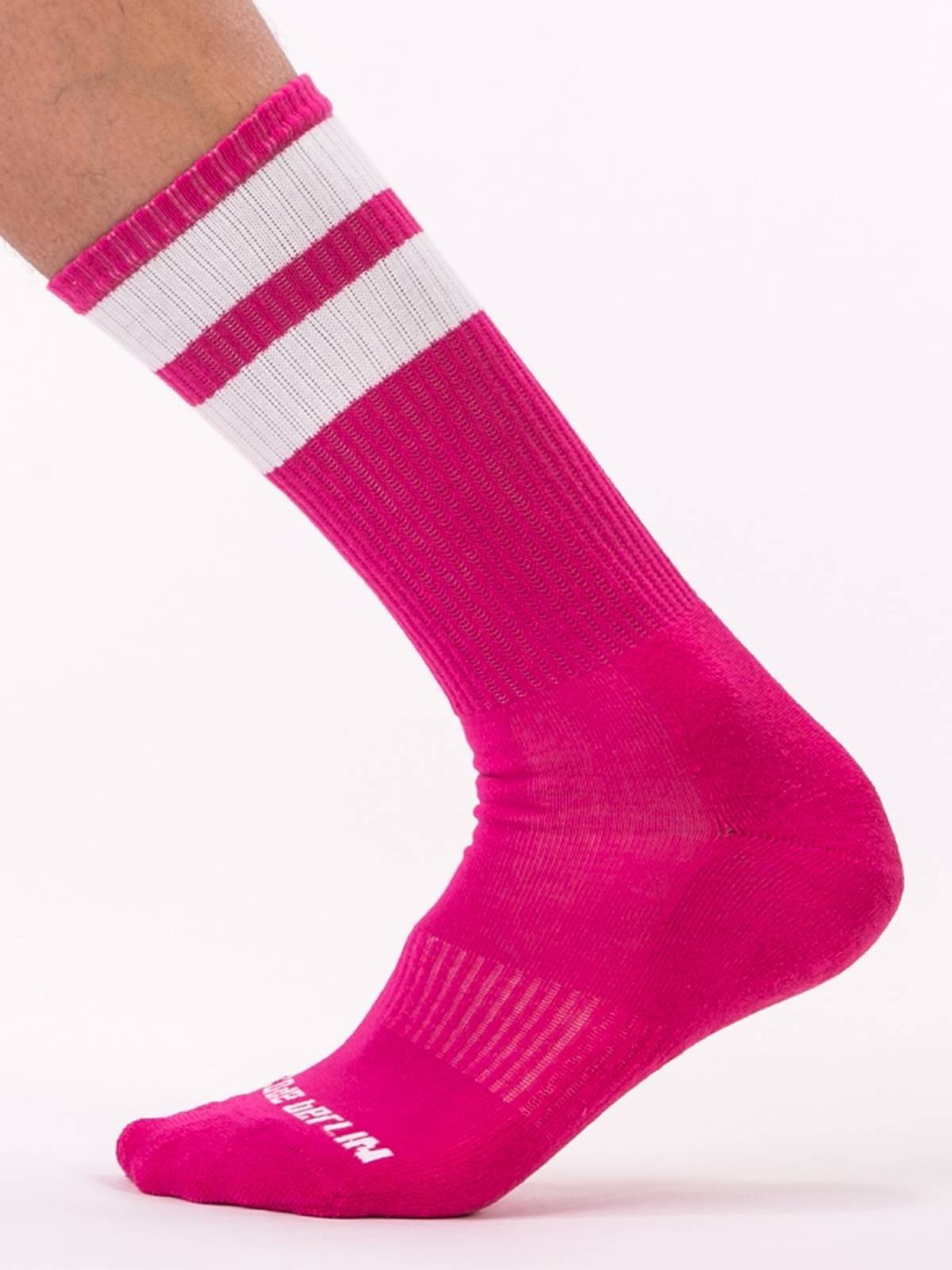Gym Socks | Pink/White