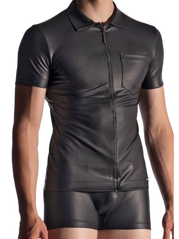 Brunos \ Fashion Sale \ MANSTORE \ MANSTORE M510 black Zipped Shirt