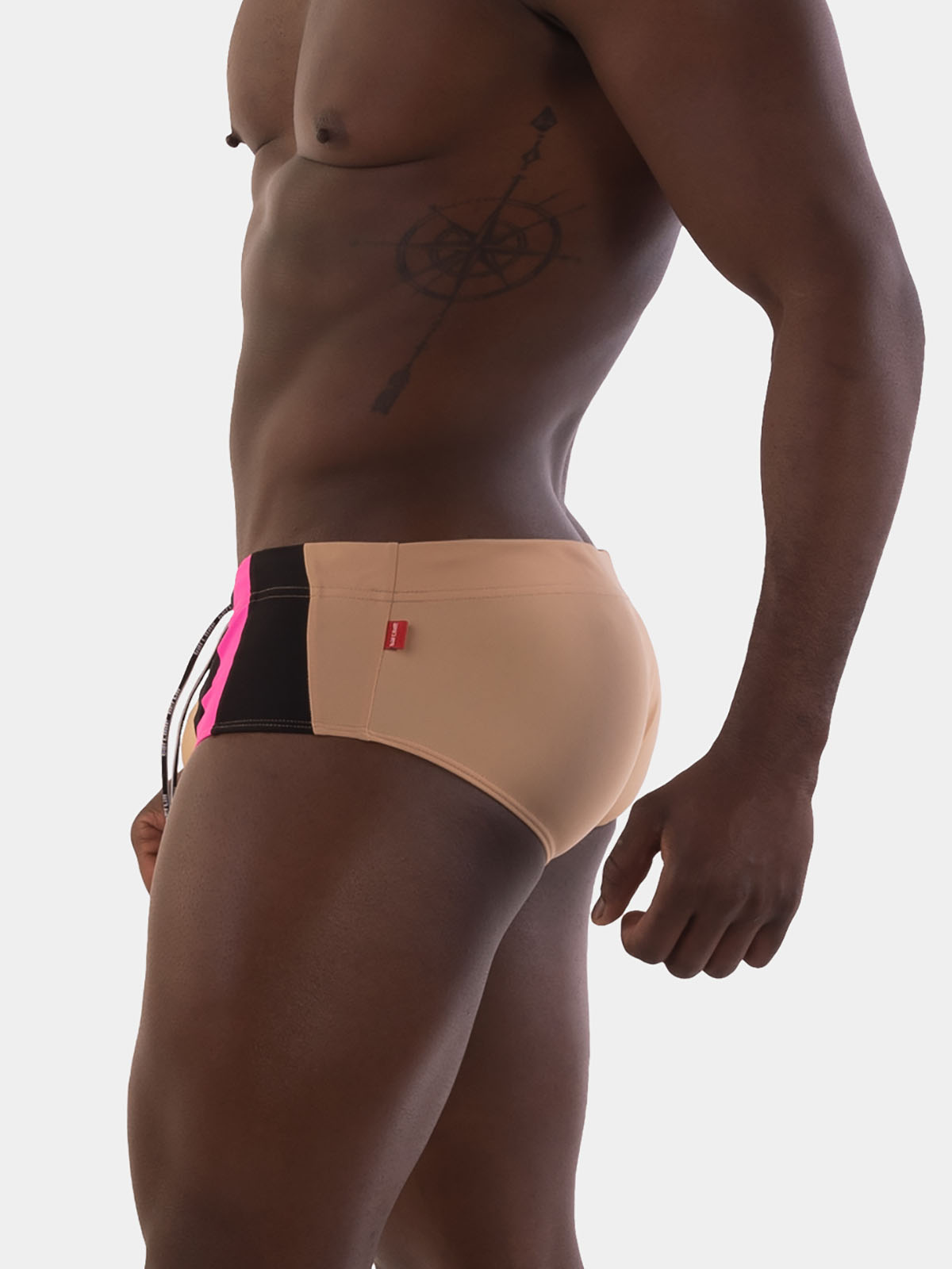 Brunos \ Fashion Sale \ Barcode Berlin \ Swim Brief Mar Bella Beach | Nude/Black