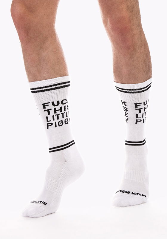 Brunos \ Fashion Sale \ Barcode Berlin \ Barcode Berlin 91621 Gym Socks Fuck Little Piggy