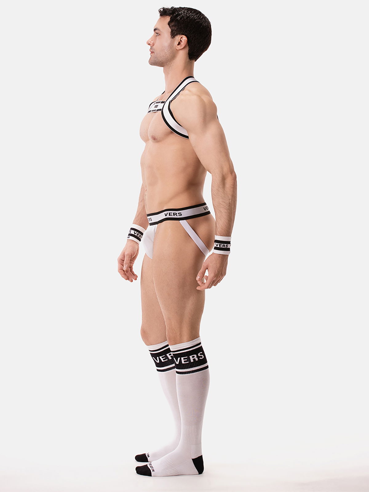 Brunos \  \ Barcode Berlin \ Jockstrap VERS | White/Black