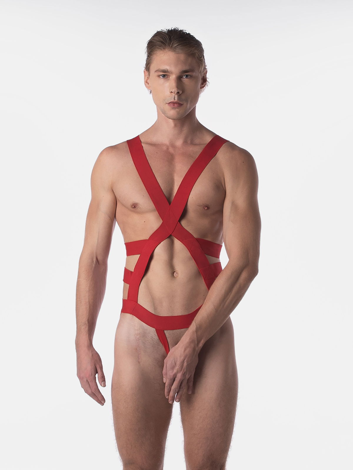 Brunos \  \ Barcode Berlin \ Harness Elon | Red