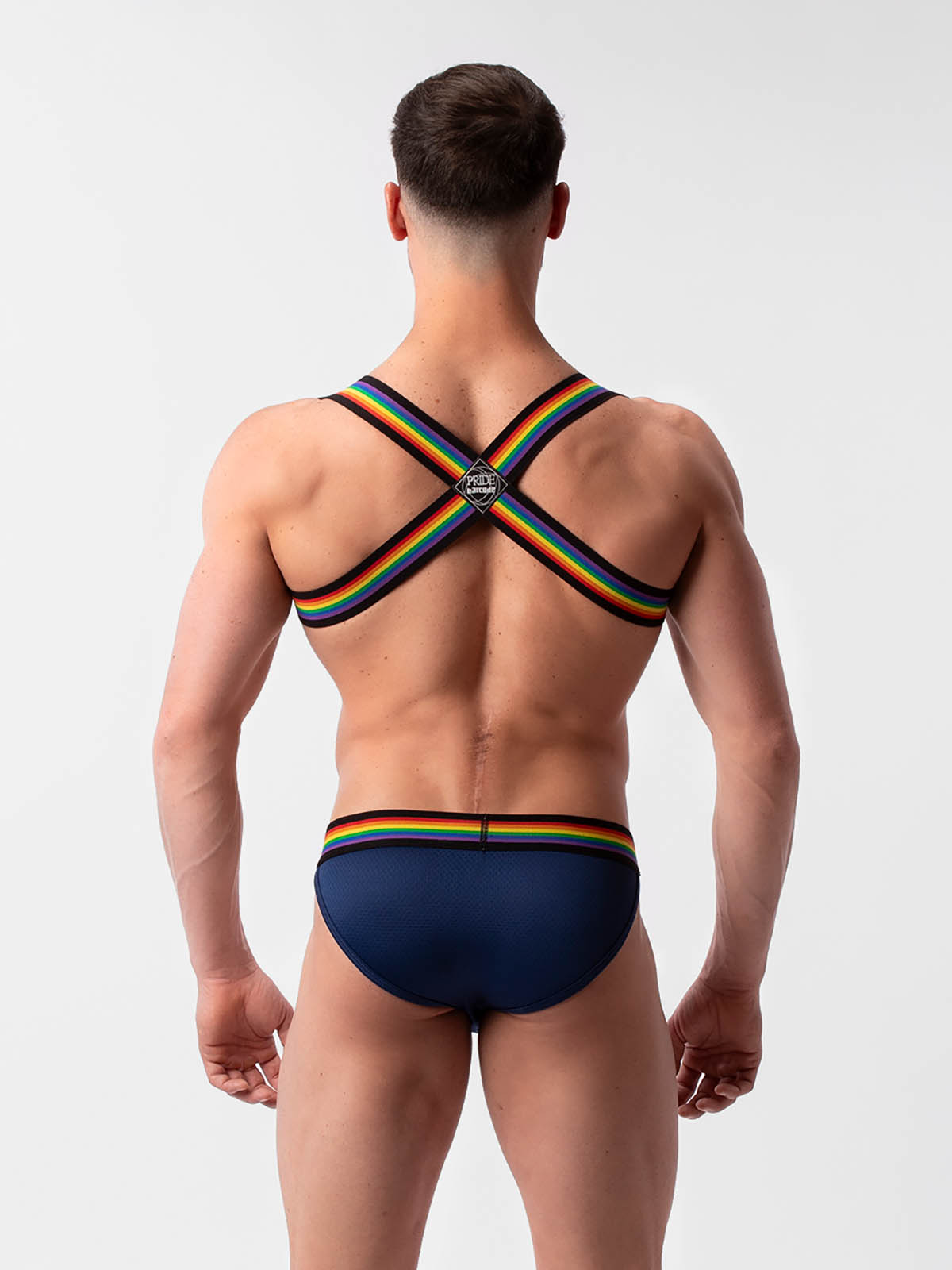 Brunos \ Pride Fashion \ Barcode Berlin \ Pride Half Brief | Navy