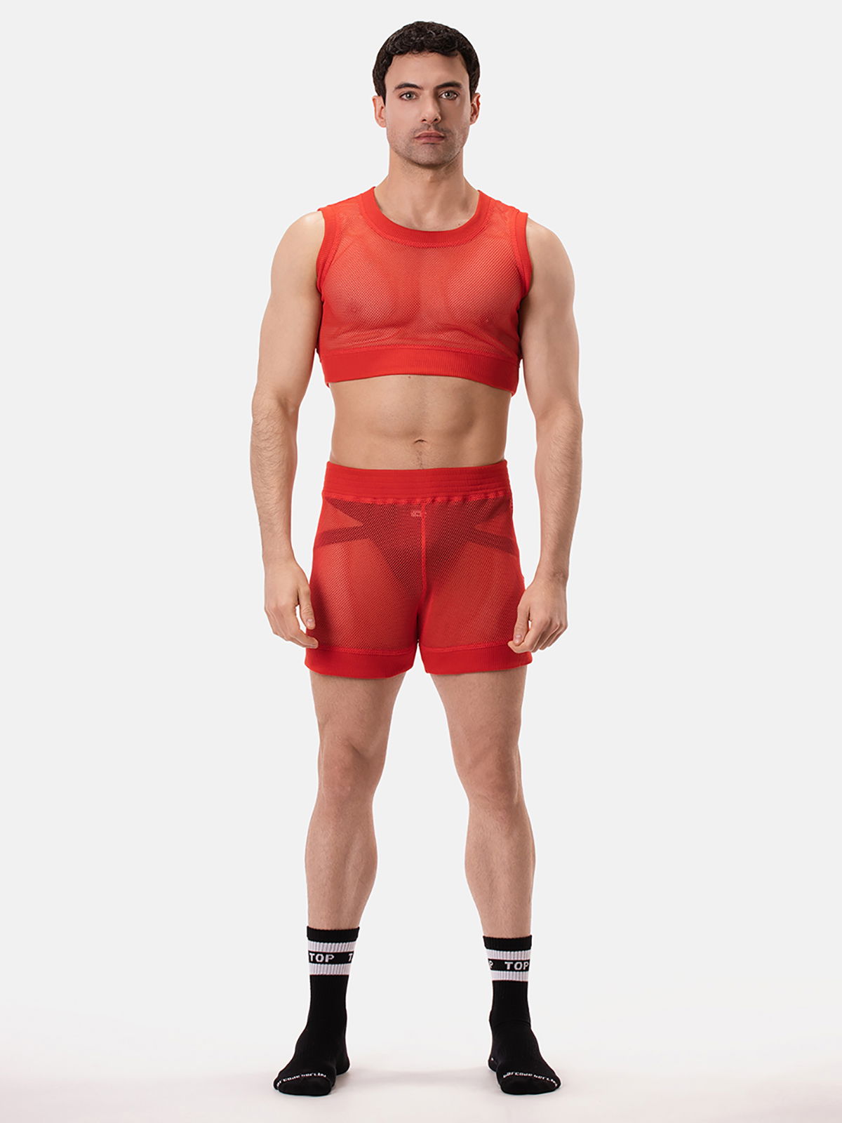 Brunos \ Neu \ Barcode Berlin \ Crop Top Yasin | Red