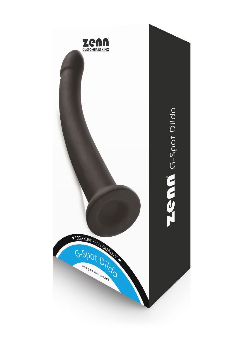 Brunos \  \ ZENN \ G-Spot Dildo Jeremy 19,5x3,9cm | Black