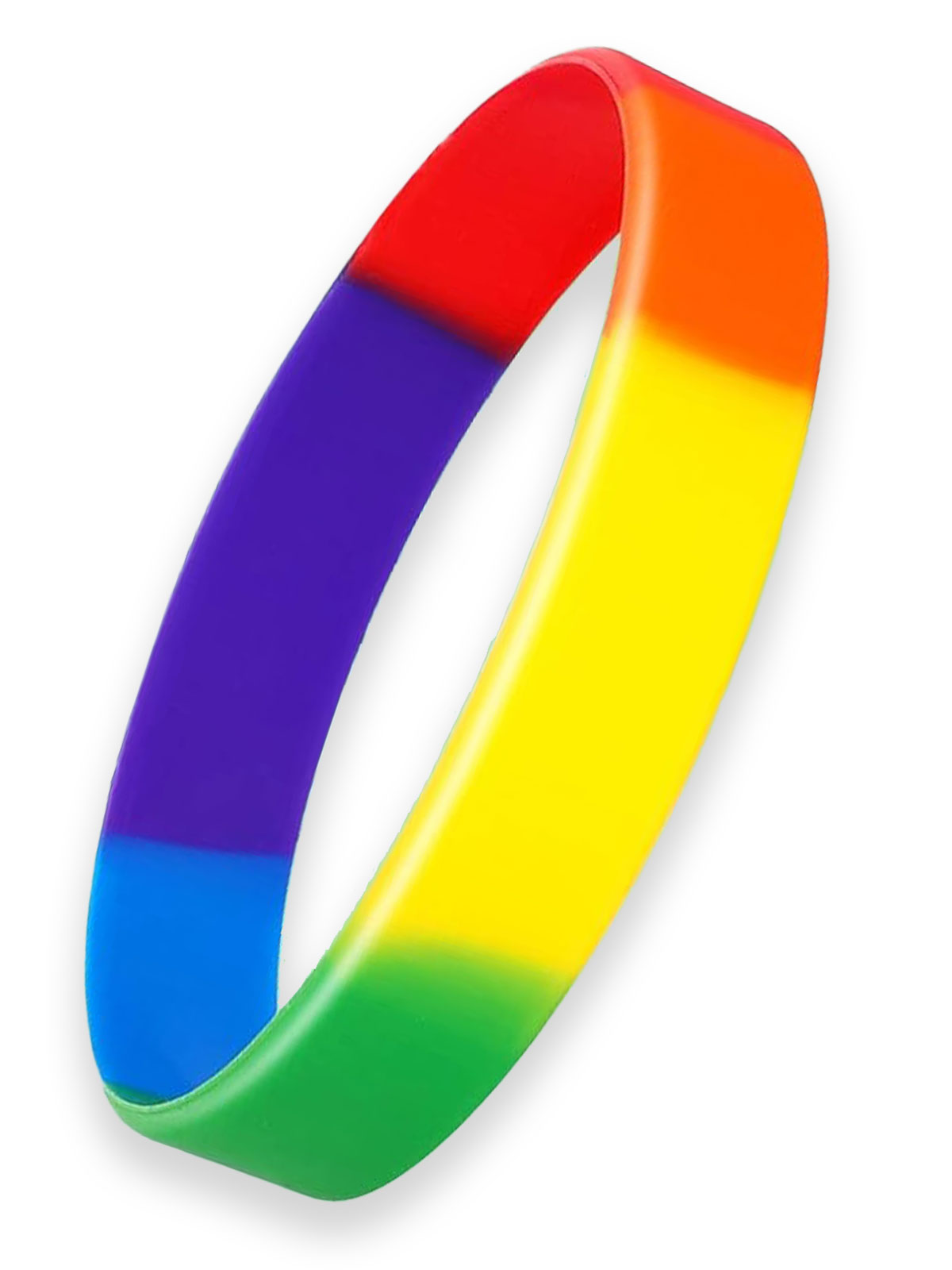 Brunos \ Pride Accessoires \  \ Regenbogen Silikonarmband (6 Colours)