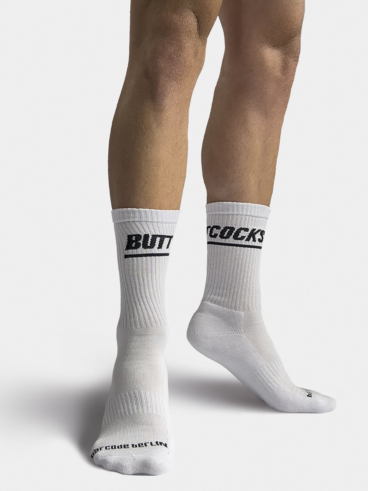 Brunos \  \  \ Buttcocks Socks | White | Black