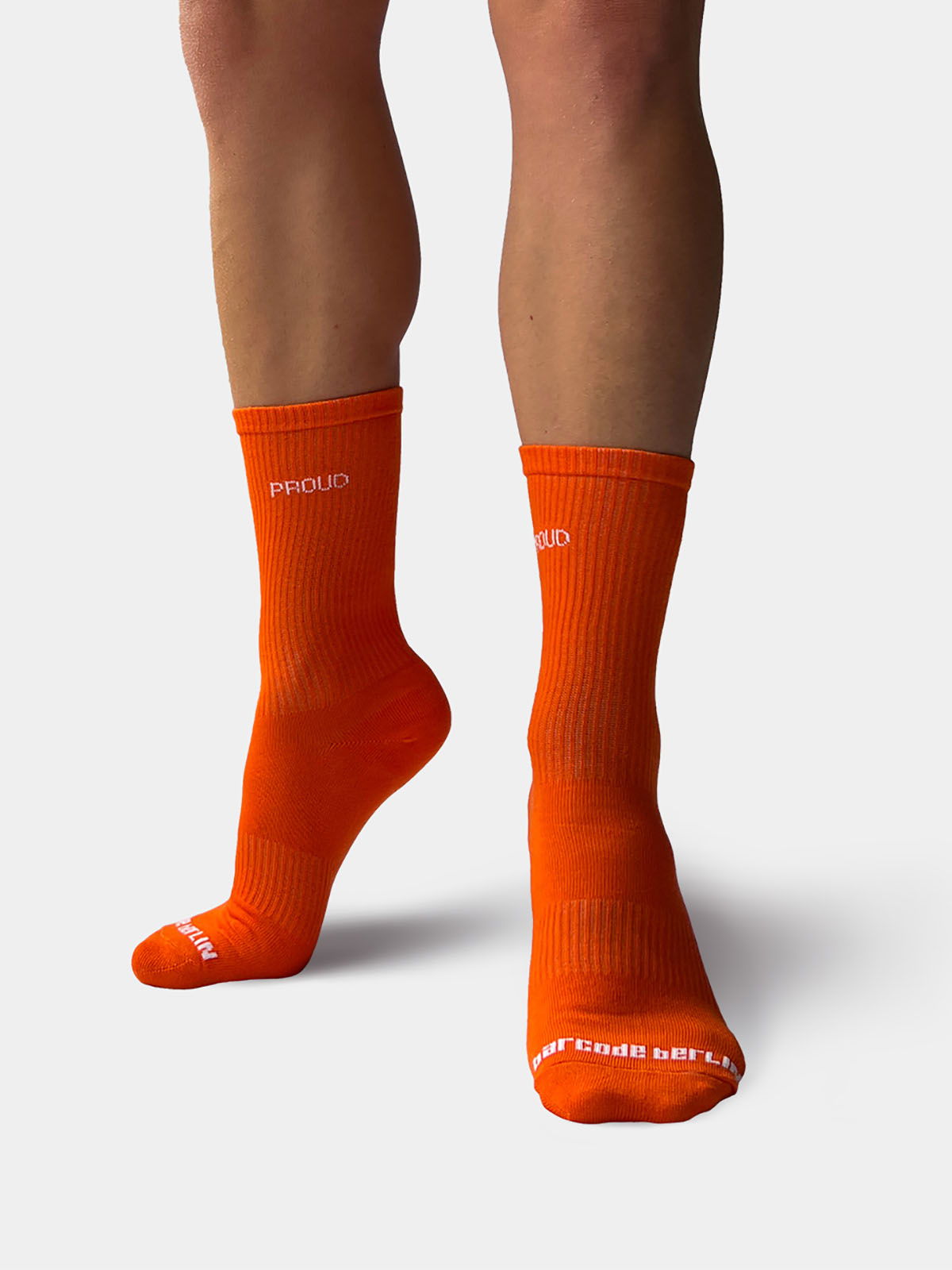 Brunos \ Socks \ Barcode Berlin \ Socks Proud Gym | Orange