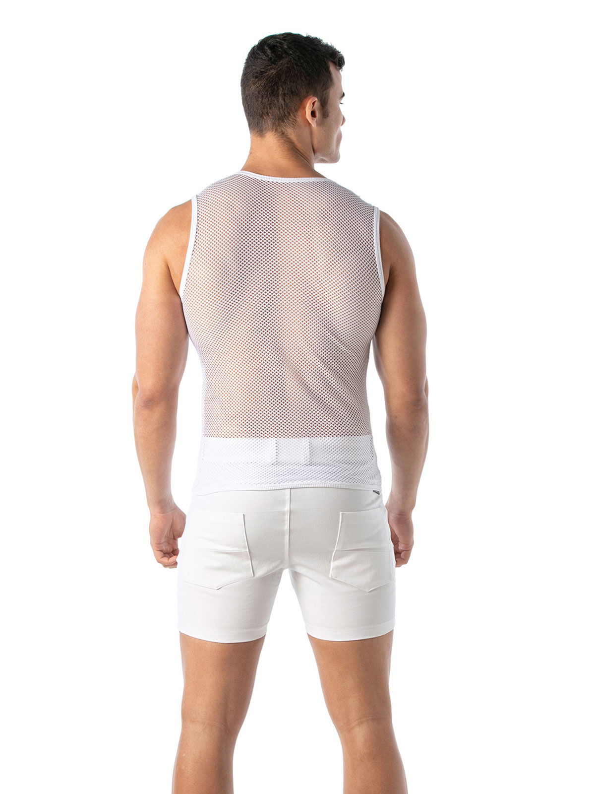 Brunos \ TOF Paris \ TOF Paris \ Tank Top Mesh | White
