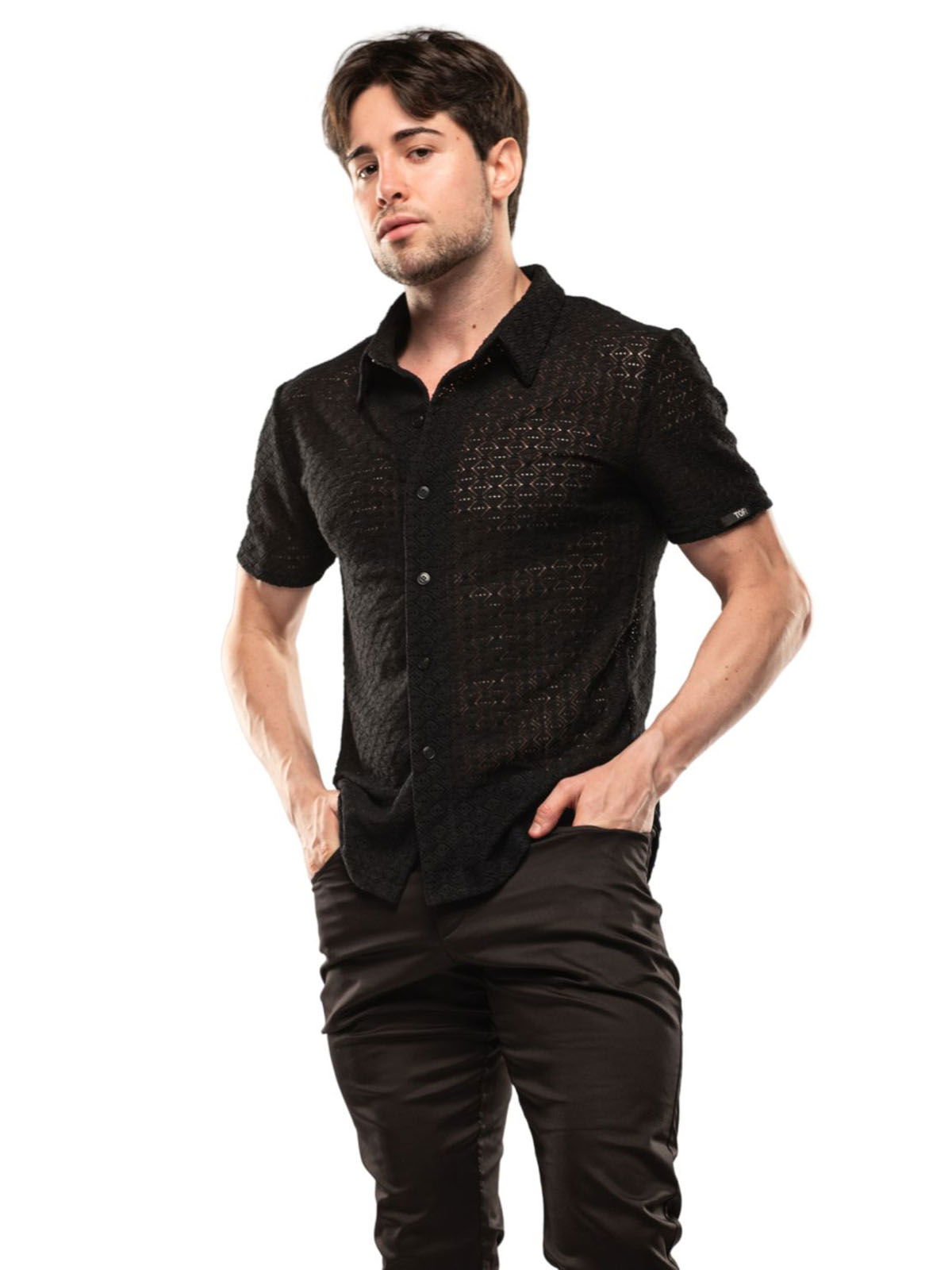 Brunos \ NEU \ TOF Paris \ Riviera Short Sleeve Shirt | Black