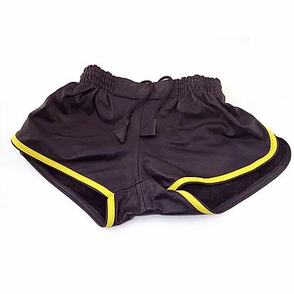 Rouge Leder Shorts | Black/Yellow