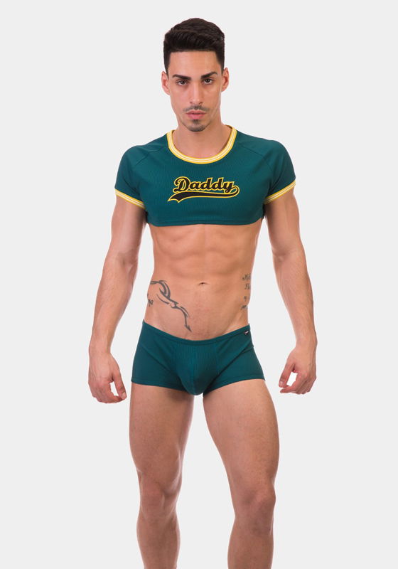 Brunos \  \  \ Barcode Berlin Crop Tee Daddy