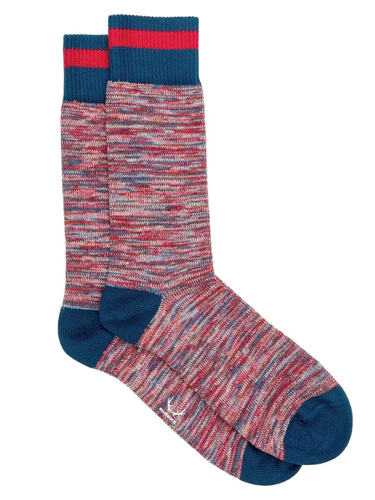 Brunos \  \  \ Nautical Socks | Blue/Red