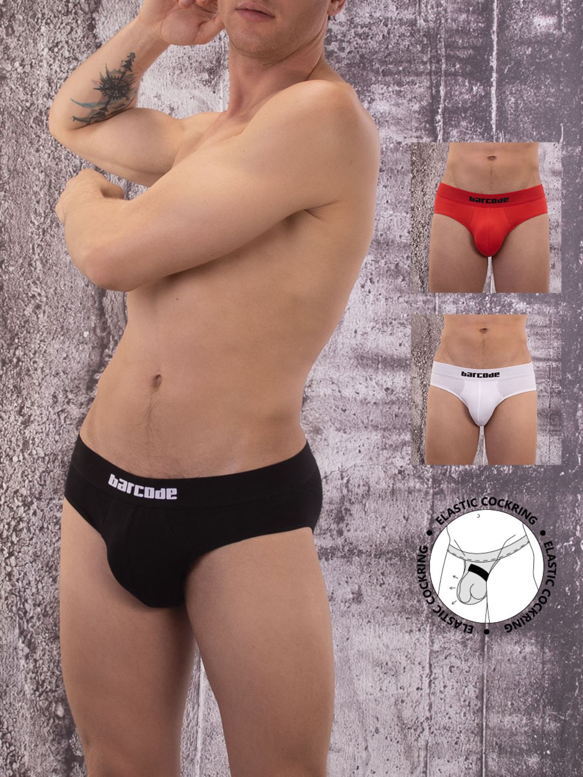 Brunos \ Briefs | Slips \ Barcode Berlin \ Brief Costas 3er-Pack