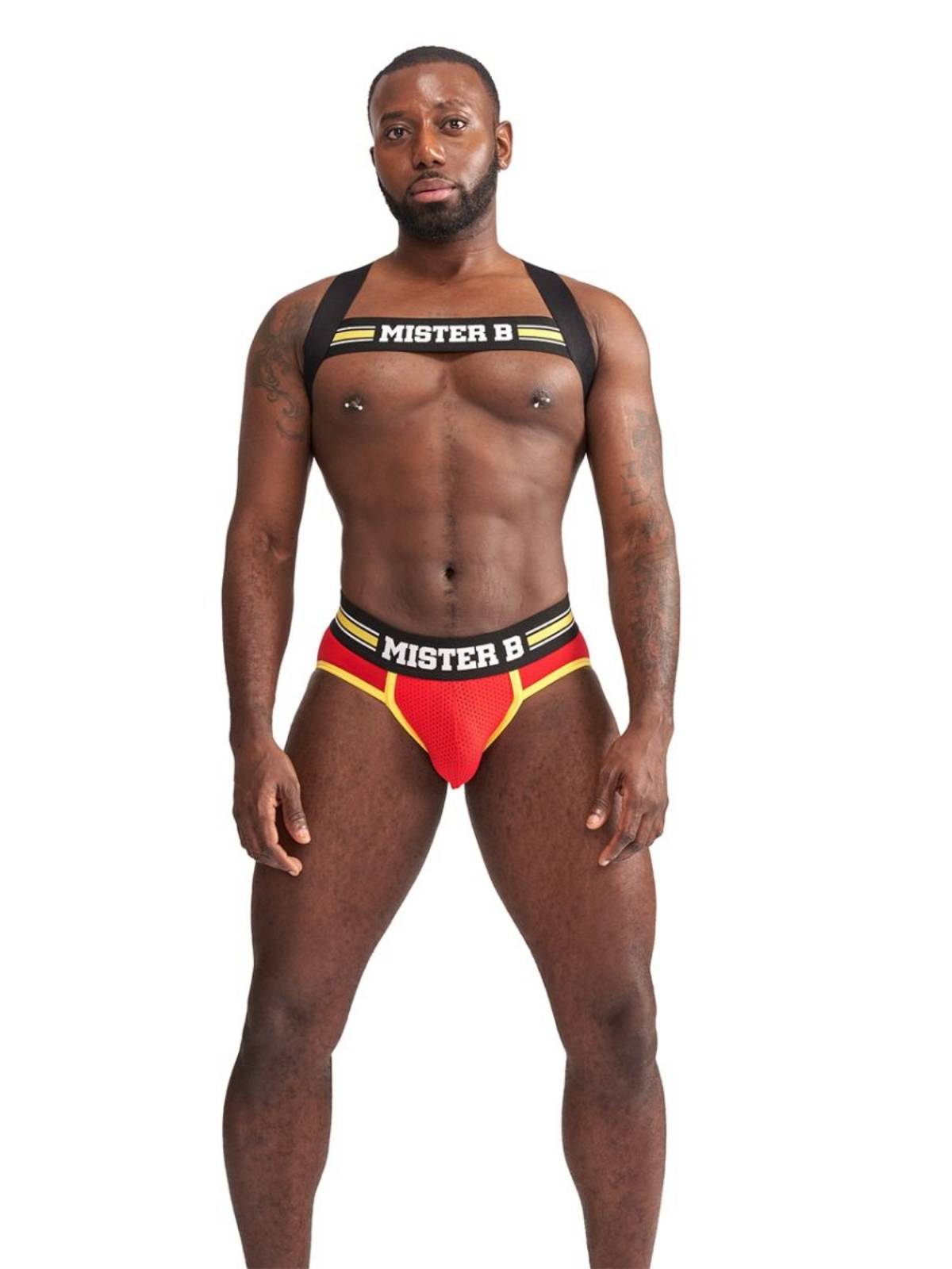 Brunos \ Mister B \ Mister B \ Urban Club Harness X-Back | Yellow