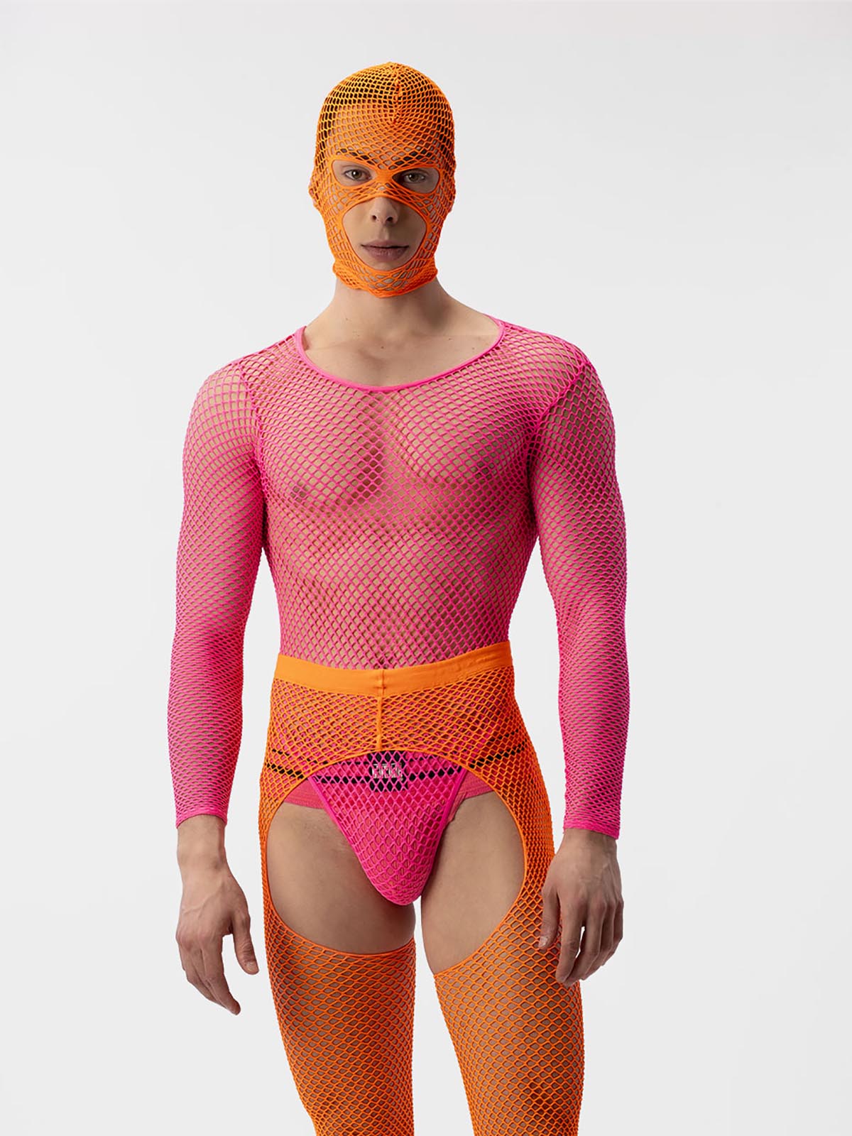 Brunos \  \ Barcode Berlin \ Fishnet Body Como | Neonpink